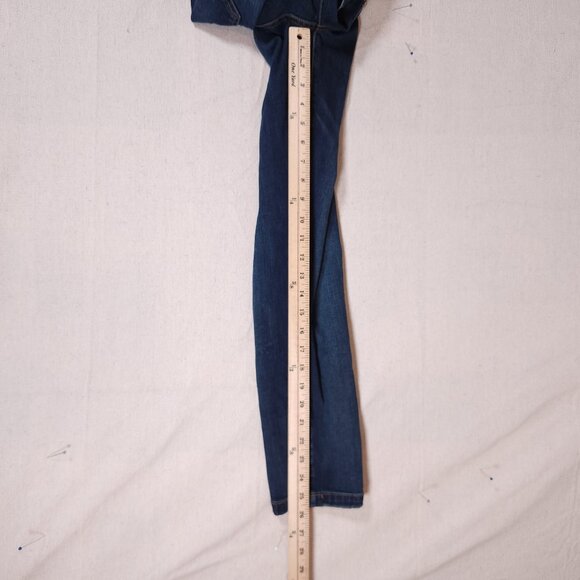 Free People Lexden Denim Overalls Womens 29 Blue Boho Casual Indie Festival Jean - Picture 7 of 16